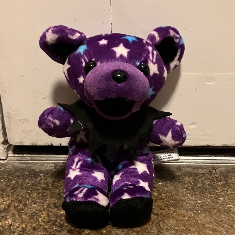 Purple Starry Plush Bear